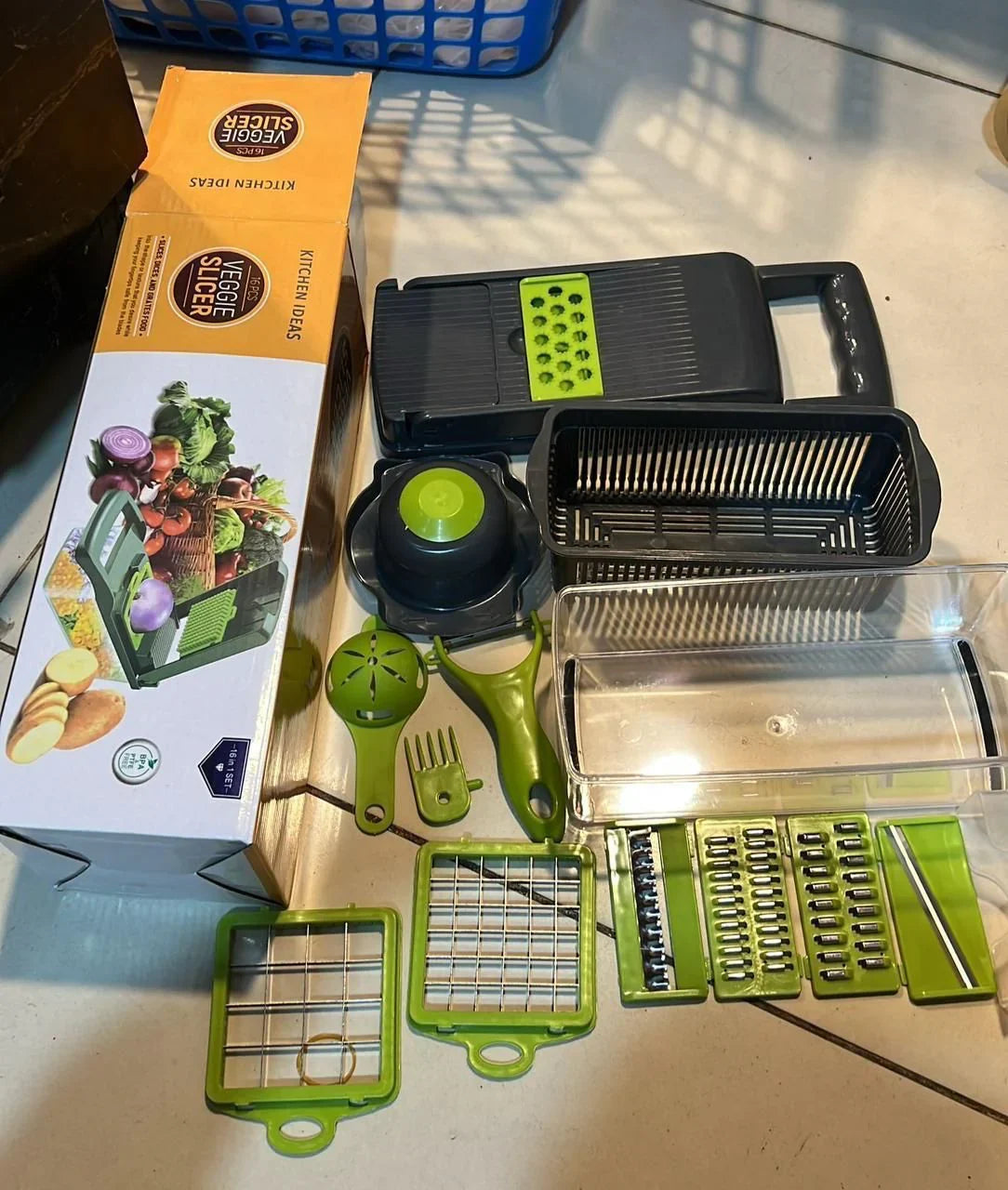 16 in 1 Vegetable Cutter Multifunctional Slicer and Chopper