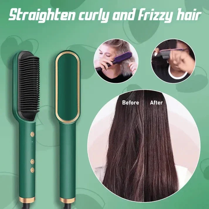 Hair Straightener Brush Hair Care Me 