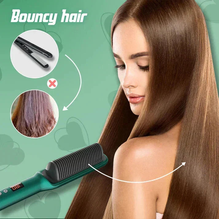 Hair Straightener Brush Hair Care Me 