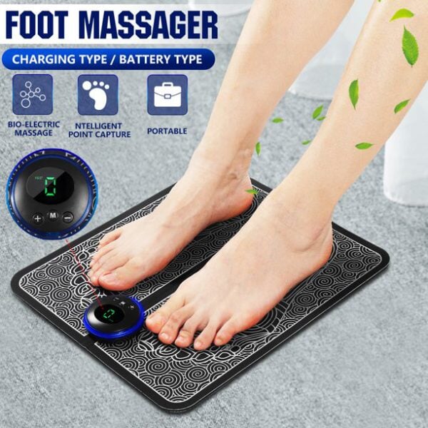 Ems Foot Massager black in color foot massager E-shop 
