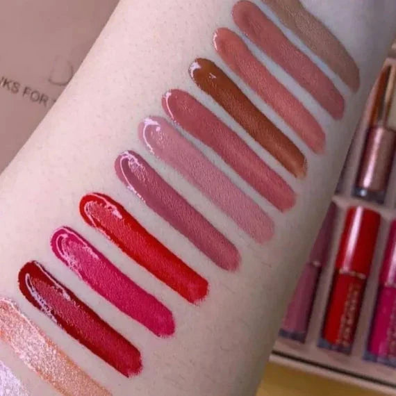12 pcs Mocallure Lip Gloss Matte Liquid Lip Gloss Me 