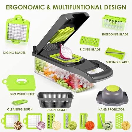 16 in 1 Vegetable Cutter Multifunctional Slicer and Chopper