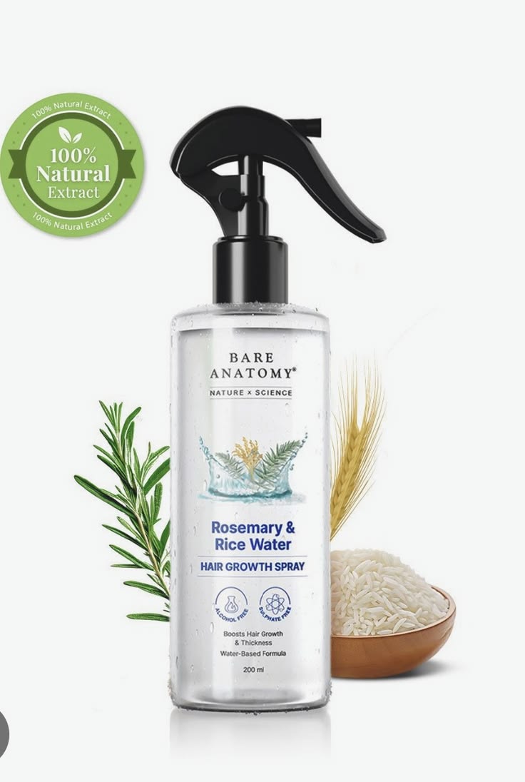 Rosemary & Rice Water Hair Growth Spray- 200 Ml